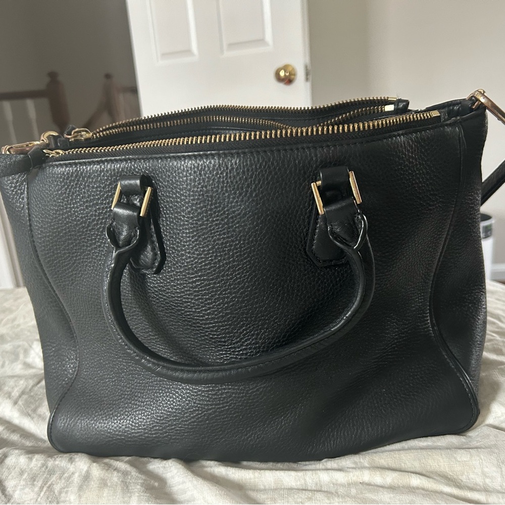Tory Burch black leather tote - Picture 5 of 7
